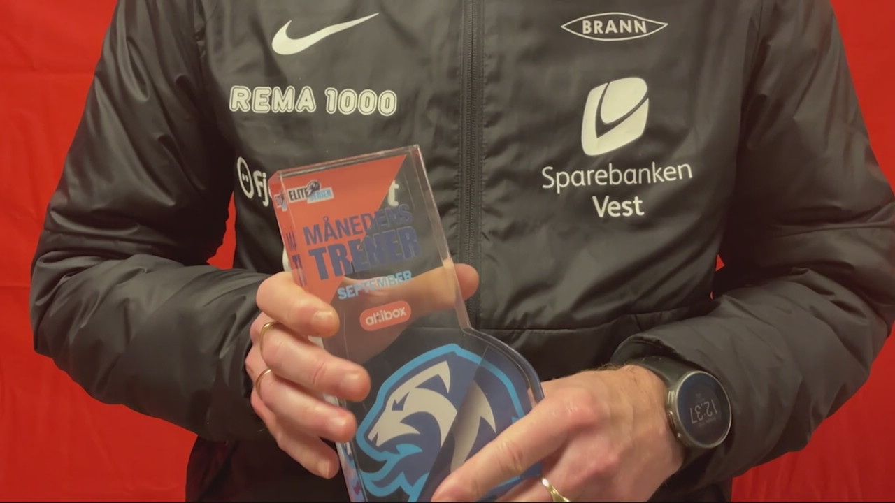 Ble månedens trener: – En fin oppmerksomhet til hele klubben